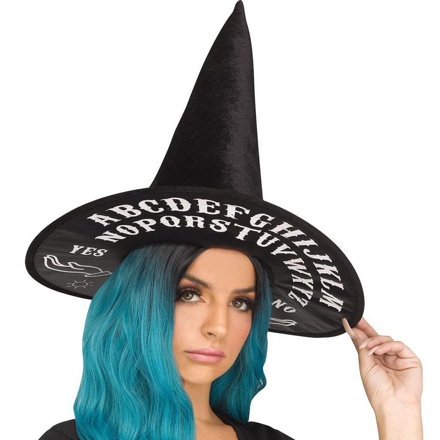 Adult Women Men Witch Hats For Halloween Costume Accessory Stars Printed Cap US 