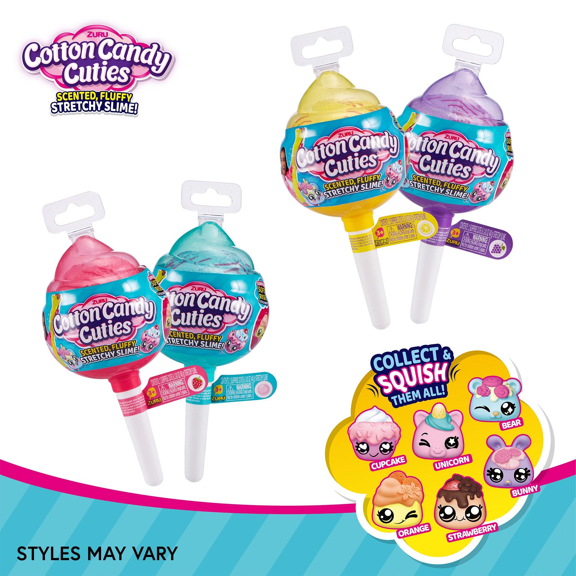 Cotton Candy Cuties with Scented Fluffy Stretchy Slime