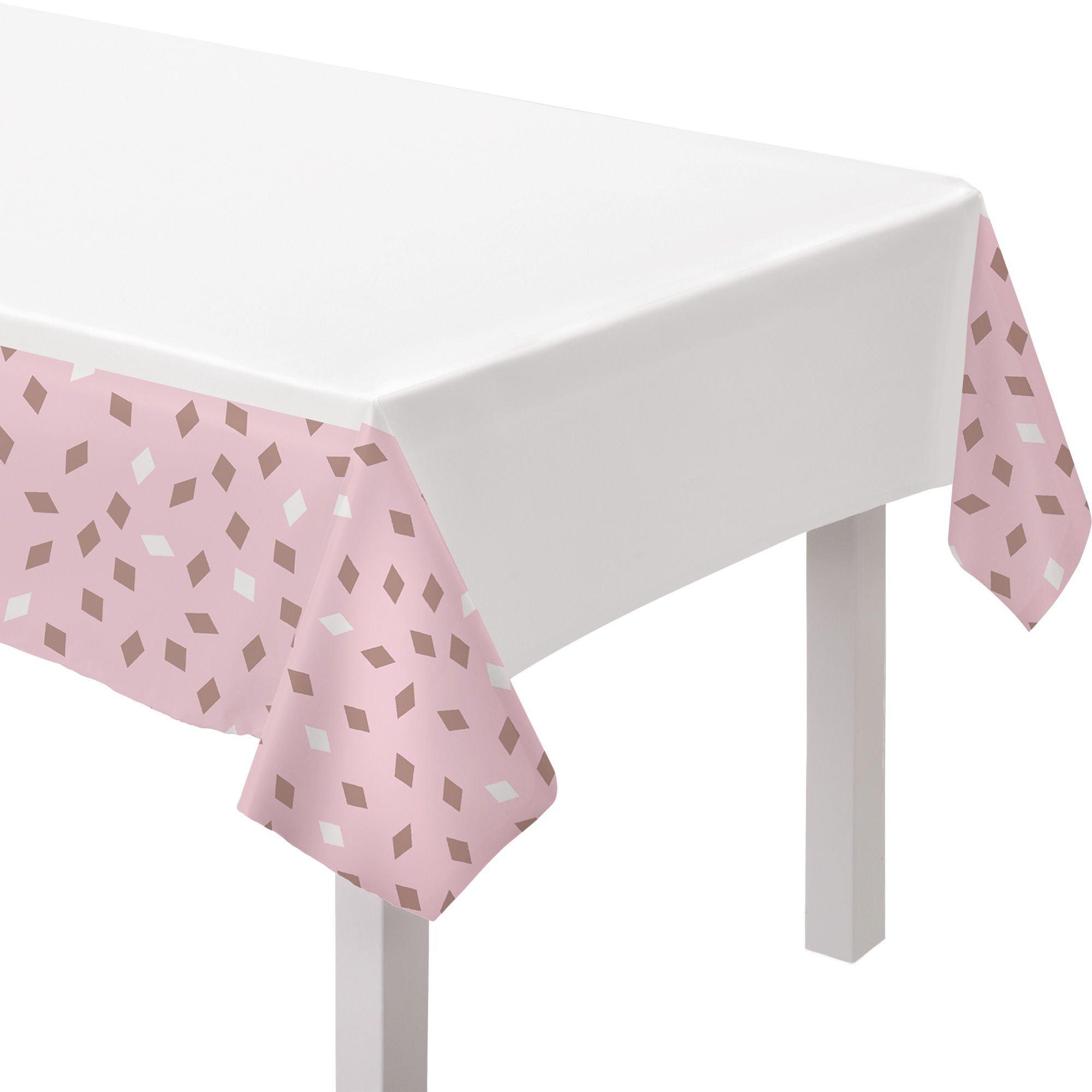 Blush Birthday Table Cover