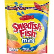 Swedish Fish Mini Assorted Family Size Resealable Bag, 1.8lb, 348pc