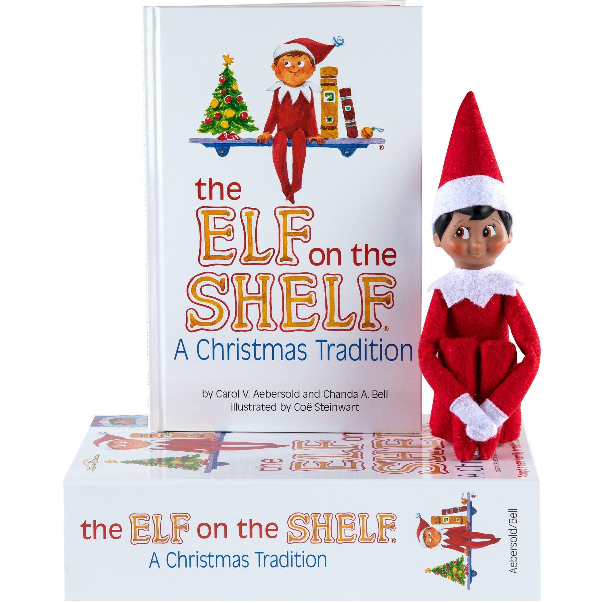 The Elf on the Shelf® A Christmas Tradition with Dark Complexion Boy