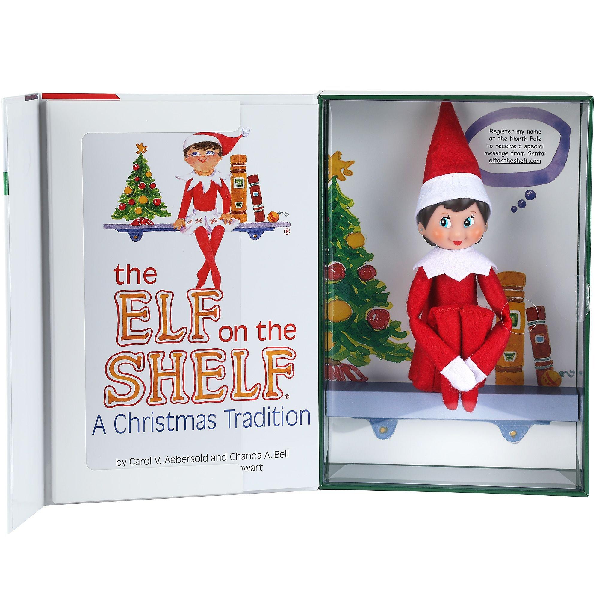 The Elf On The Shelf® A Christmas Tradition With Blue Eyed Girl Scout Elf Party City 1212