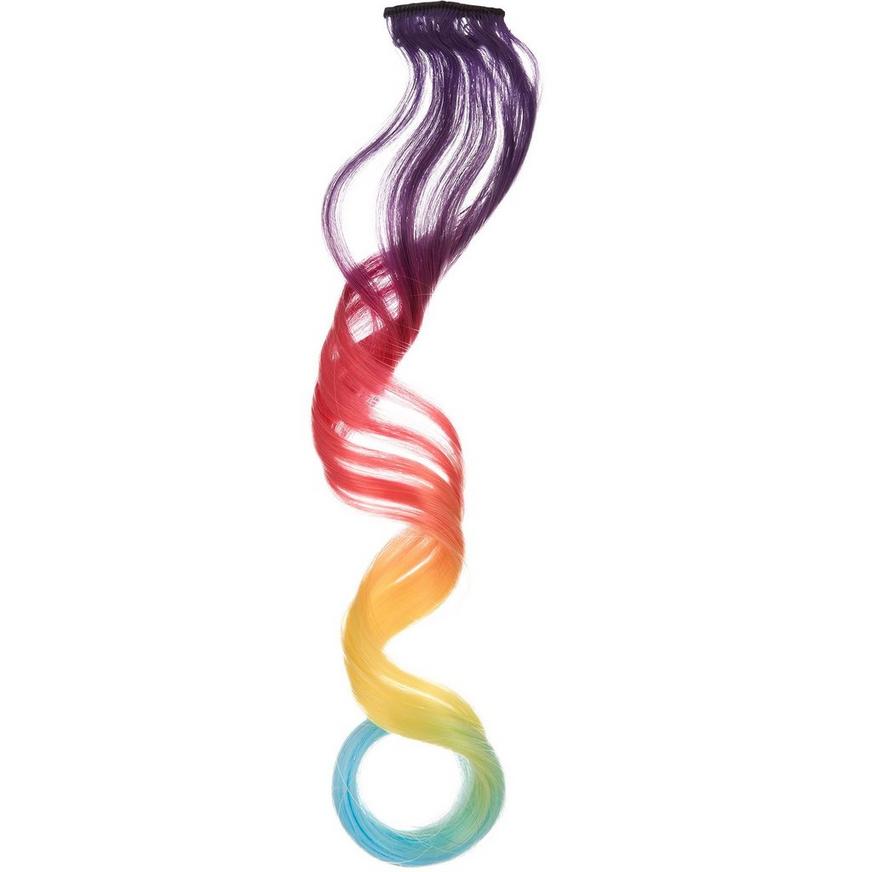 Rainbow Curly Hair Extension