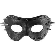 Black Studded Domino Mask