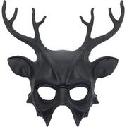 Black Druid Stag Mask