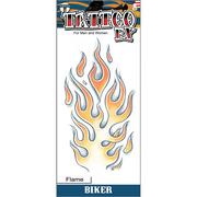 Biker Flame Tattoo