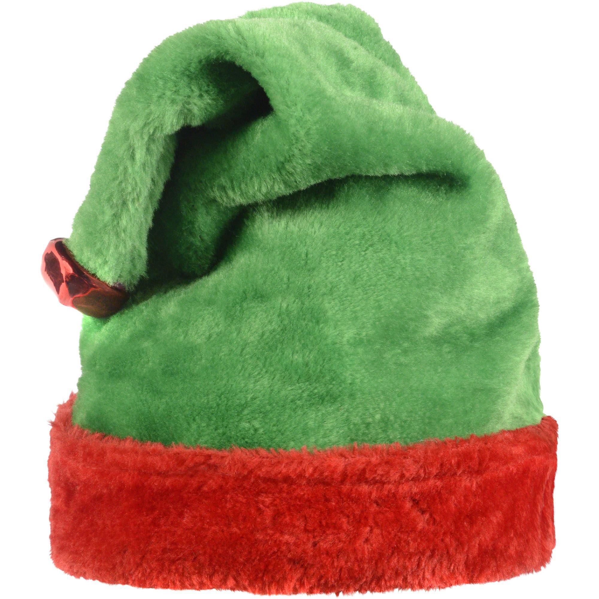 Juvale 2 Pack Christmas Elf Hats For Adults, Striped Holiday