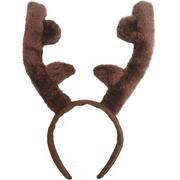 Plush Reindeer Antler Headband for Adults