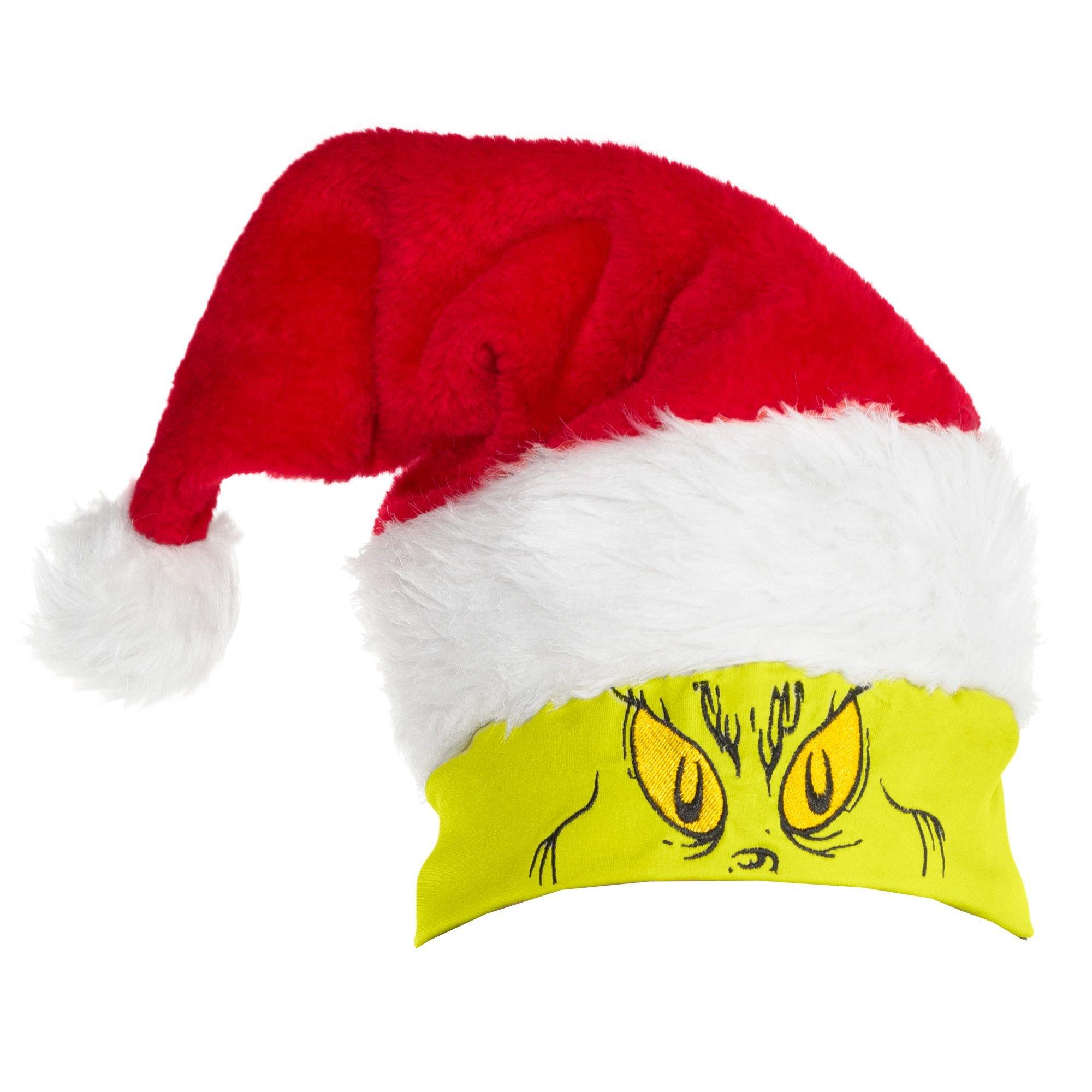 Grinch Eyes Santa Hat Party City