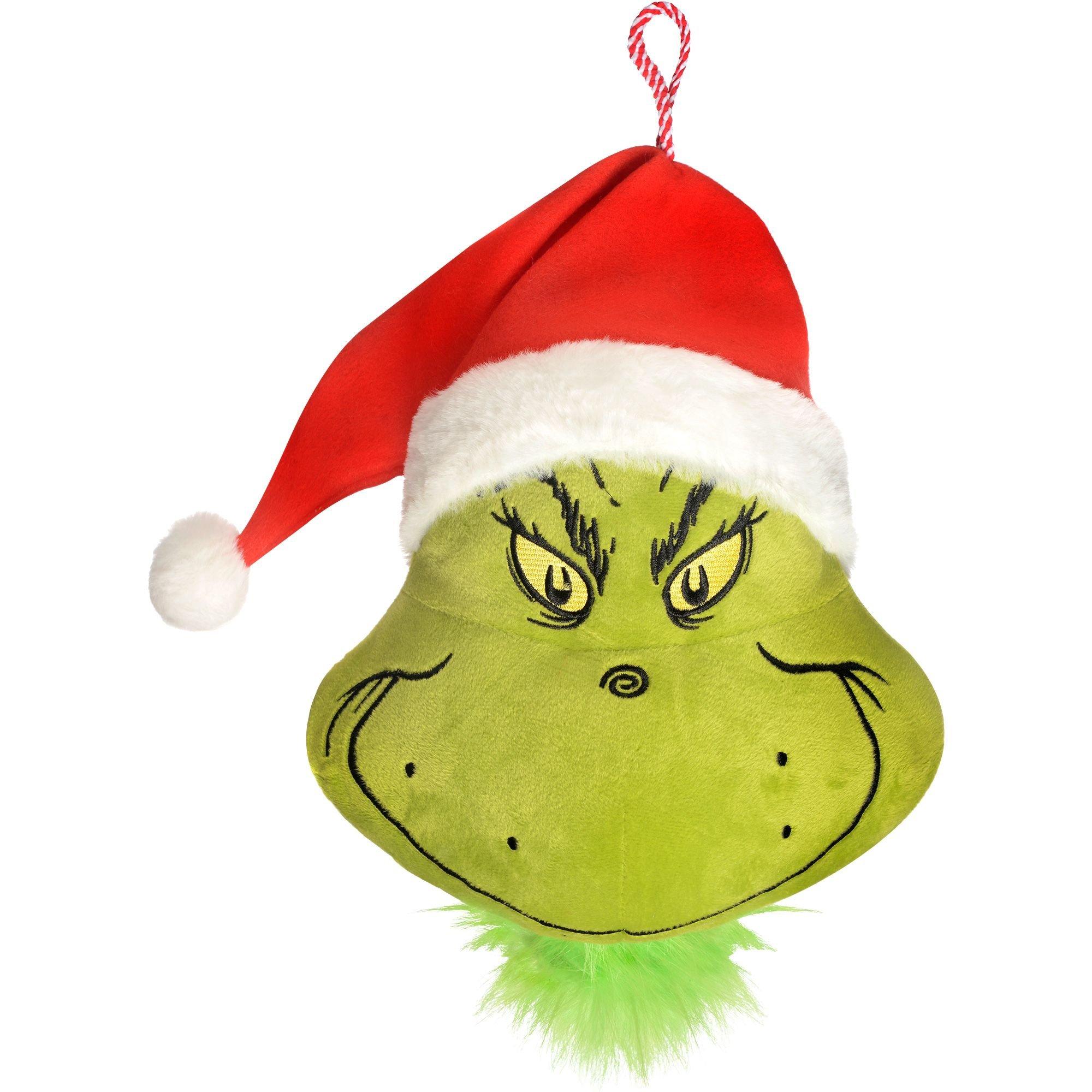 Santa best sale grinch plush