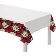 Christmas Poinsettia Table Cover