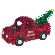 3D Tinsel Truck with Christmas Tree