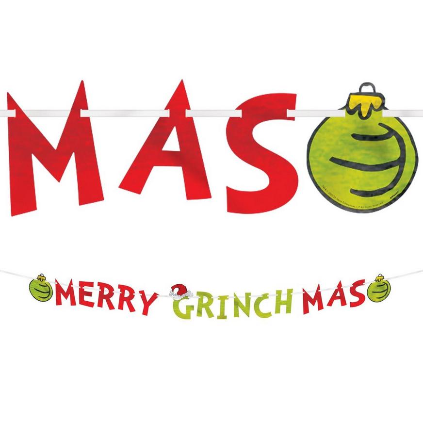 Merry Grinchmas Letter Banner