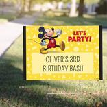 Custom Mickey Mouse Forever Yard Sign