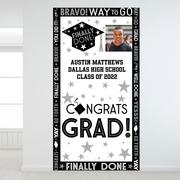 Custom Grid Graduation Photo Backdrop