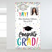 Custom Yay Grad Photo Backdrop