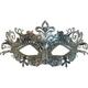 Silver Swan Masquerade Mask