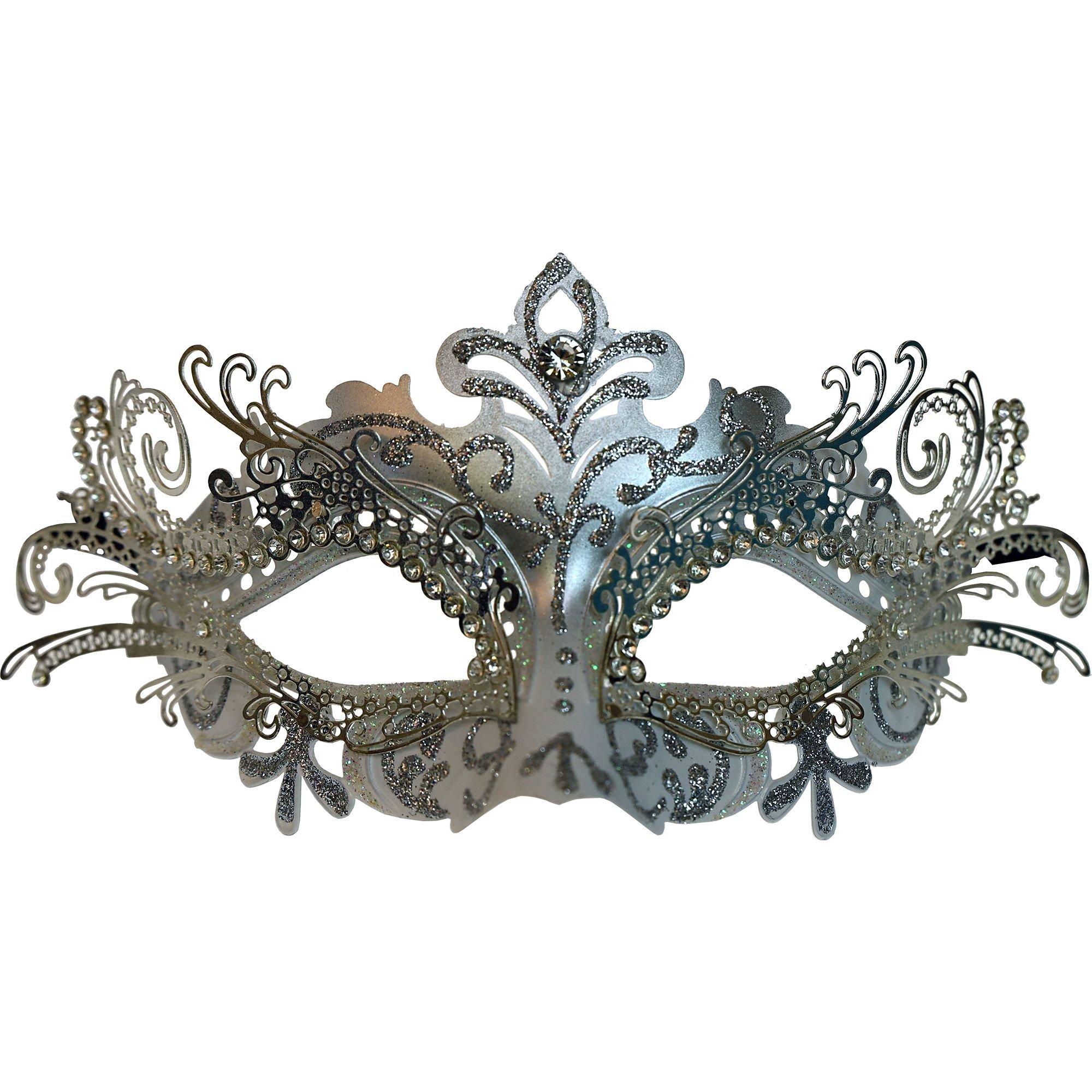 Silver Party Mask –