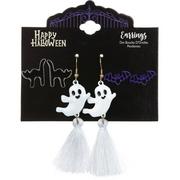 Ghosts, Bats & Black Cats Halloween Earring Set, 3ct