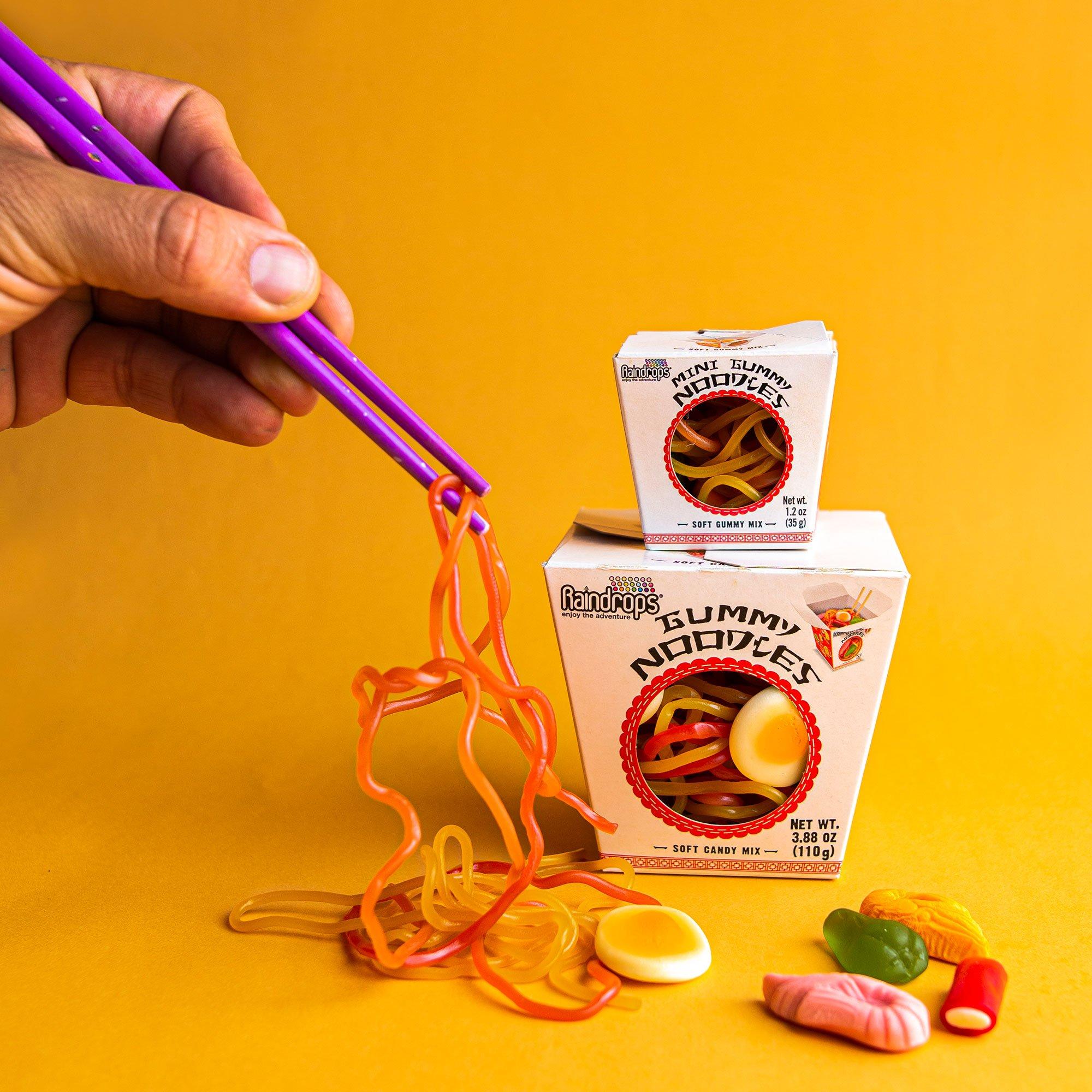 Raindrops Mini Noodles Gummy Candy, 1.2oz Party City