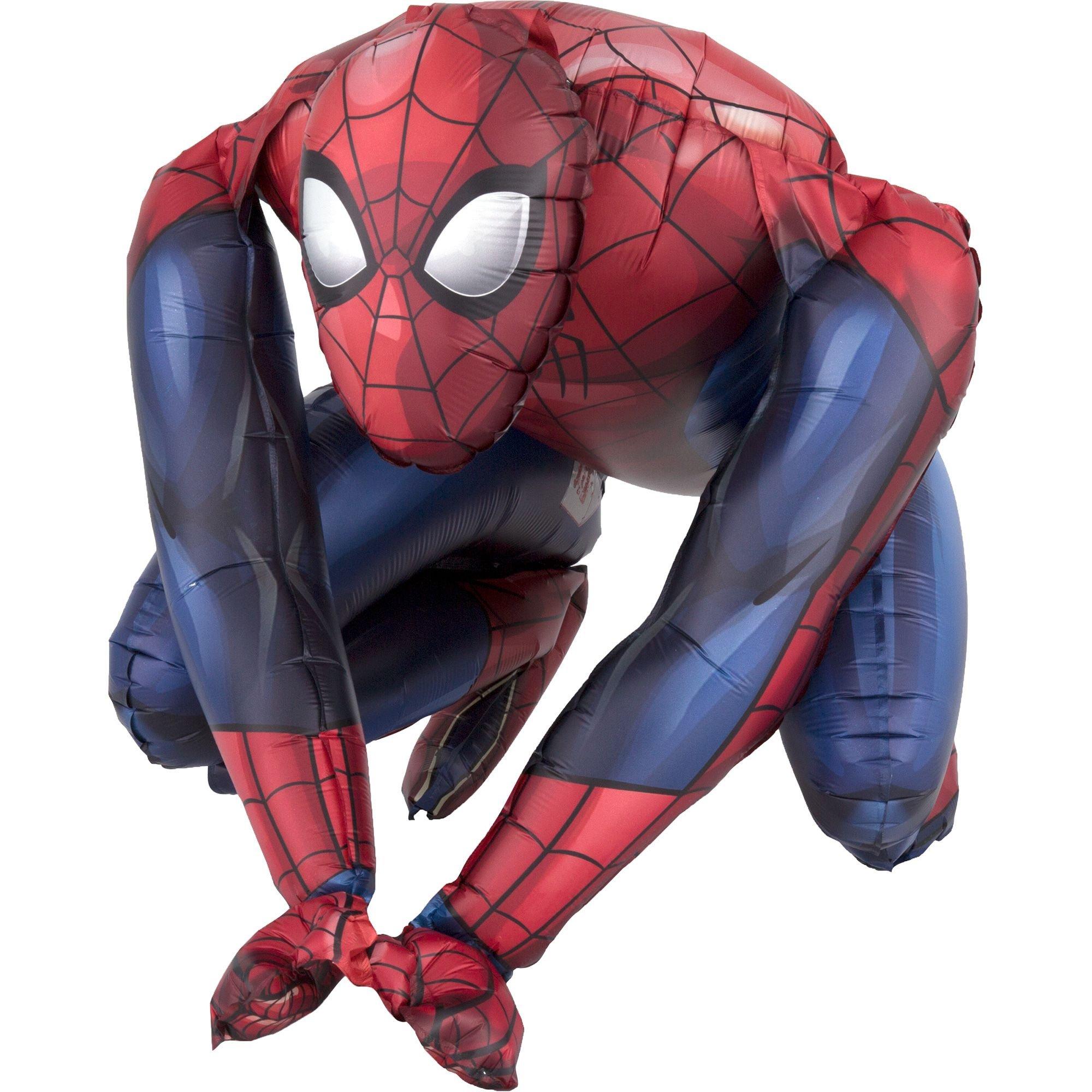 Air-Filled Sitting Spider-Man Balloon, 20in | Party City