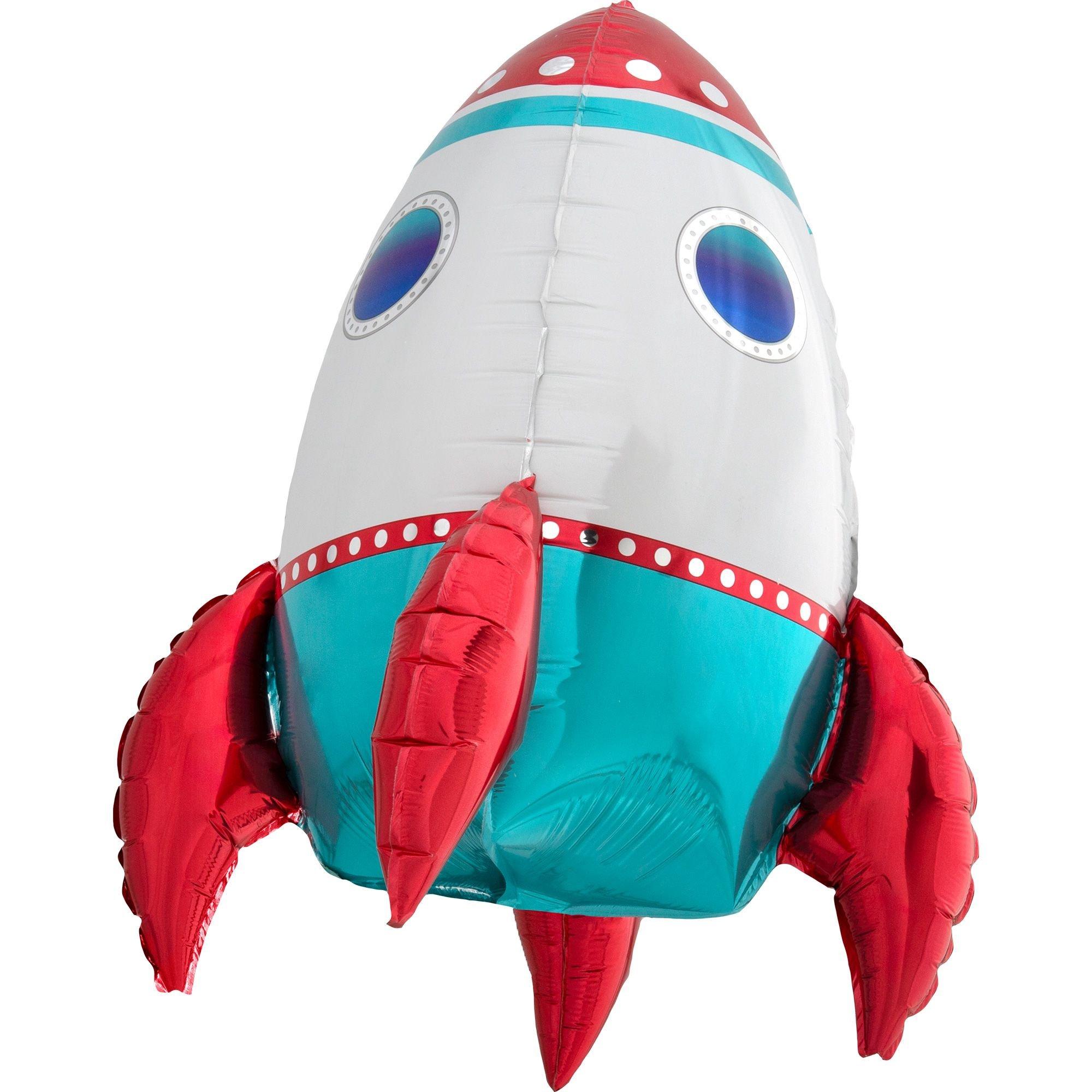 Air-Filled Sitting Rocket Balloon, 18in