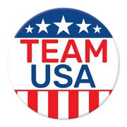 Team USA Buttons, 2in, 5ct