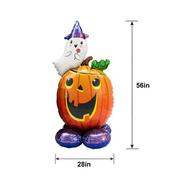 AirLoonz Jack-o'-Lantern & Ghost Balloon, 56in | Party City
