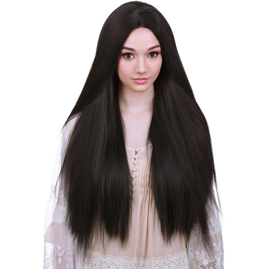 Yaki Lace Front Straight Black Wig