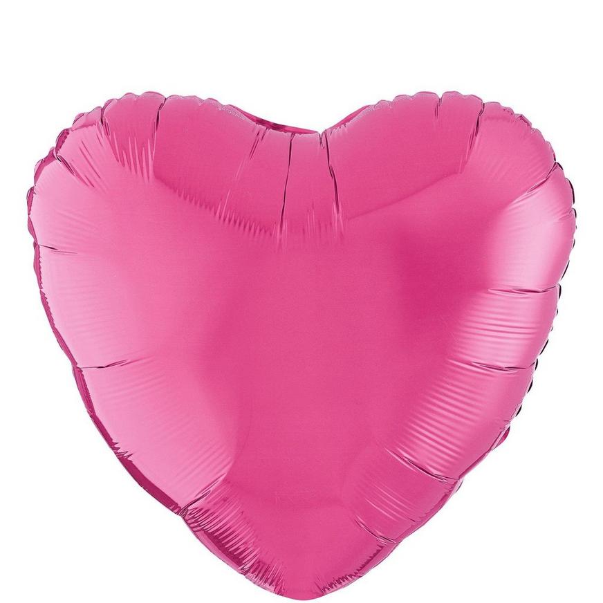 Ombre Floral Mother's Day Heart Balloon Bouquet, 5pc
