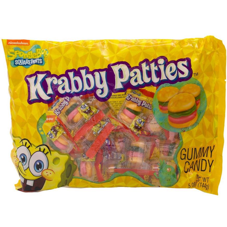 Krabby Patty Gummy Candy Bag, 5.08oz - SpongeBob SquarePants