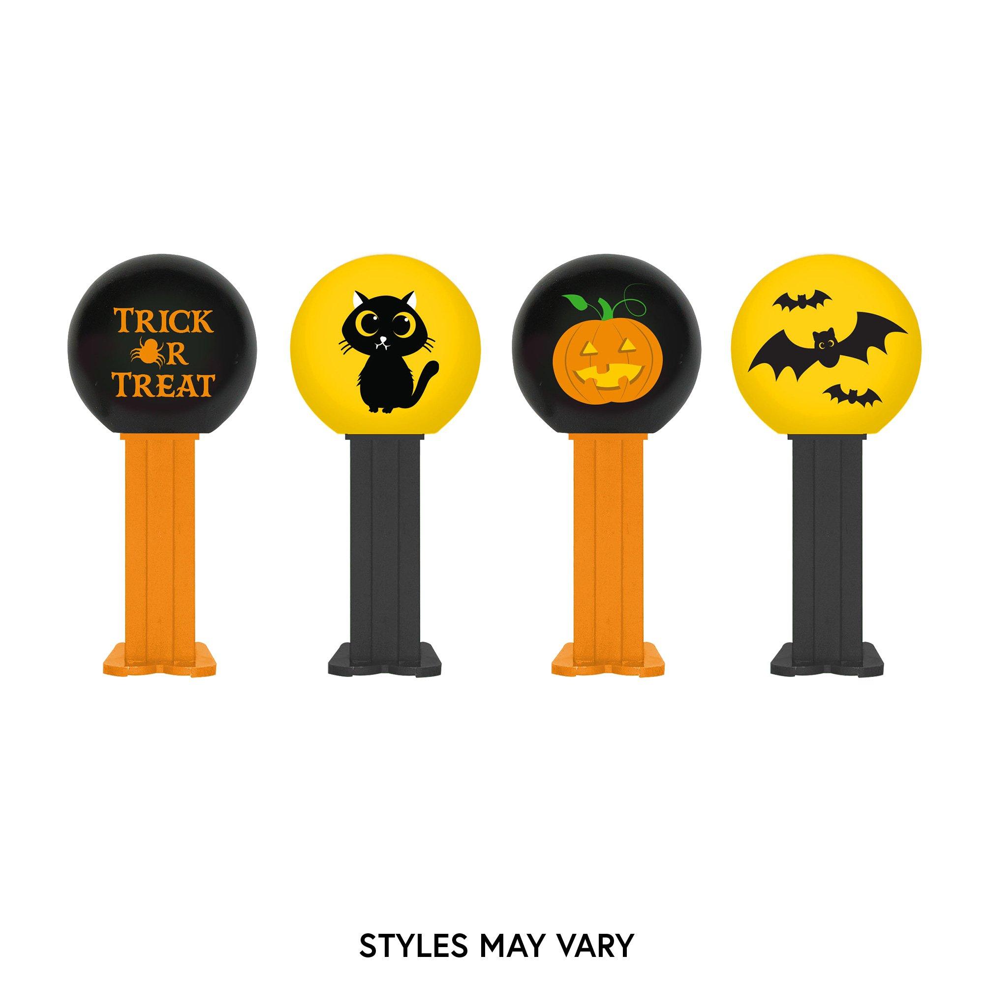 Pez Halloween Party Bag, Mini Dispensers with Candy, 12pc