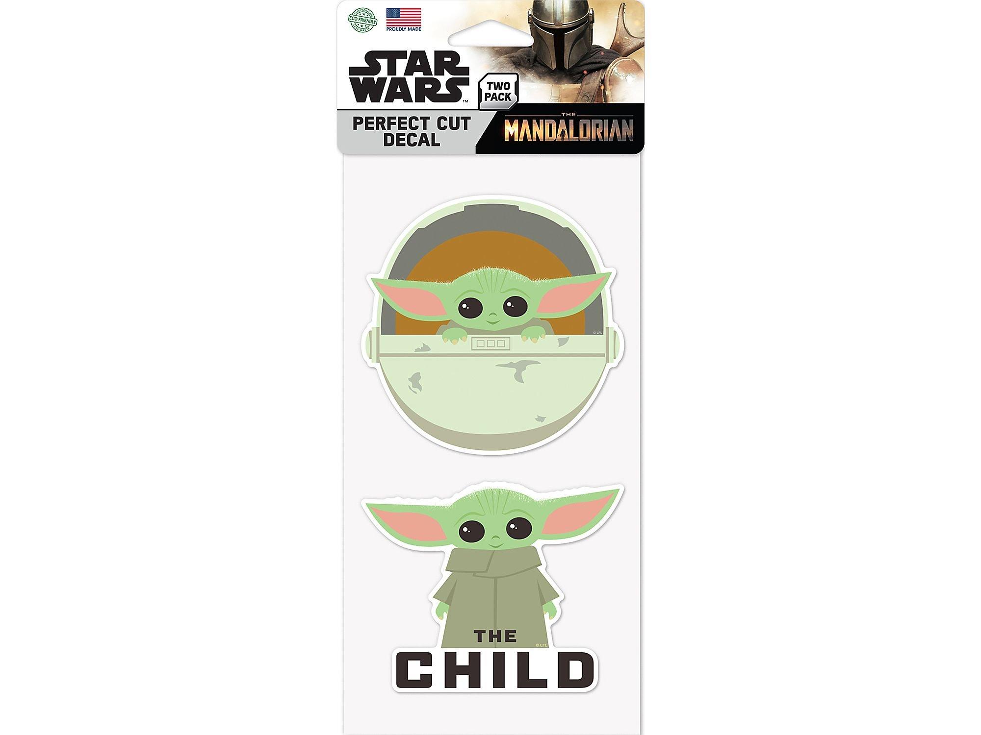 The Child Perfect Cut Decals, 2ct, 4in x 8in - Mandalorian