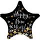 Happy New Year Star Foil Balloon, 19in - New Year Celebration