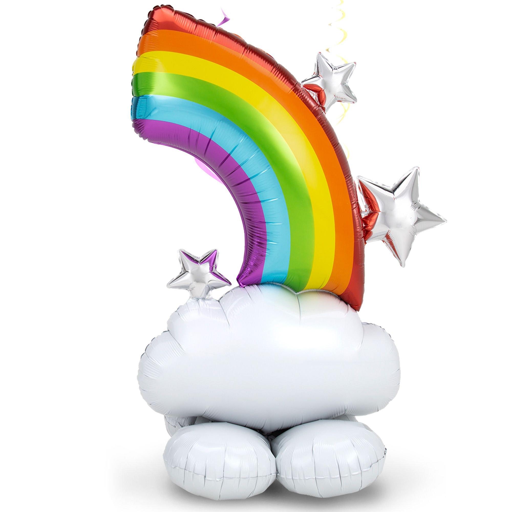 AirLoonz Half Rainbow Balloon, 52in