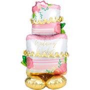 AirLoonz Wedding Cake Balloon, 52in