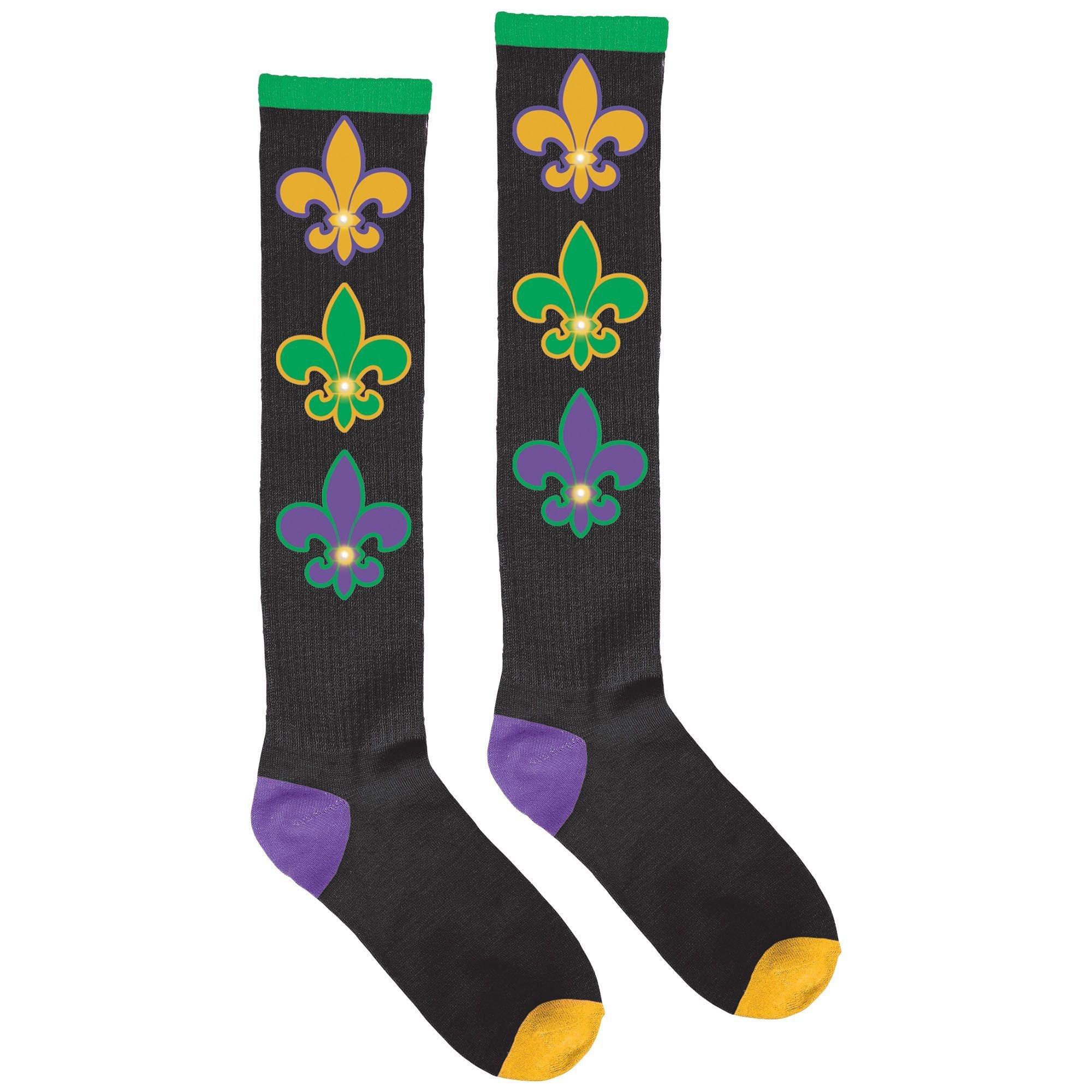 Mardi Gras Ruffle Socks – Candicouturedesigns