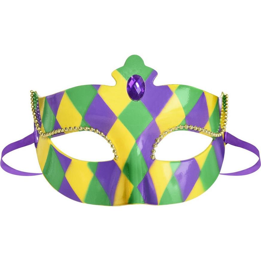 Mardi Gras Harlequin Masquerade Mask 9 ...