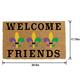Mardi Gras Welcome Friends Doormat