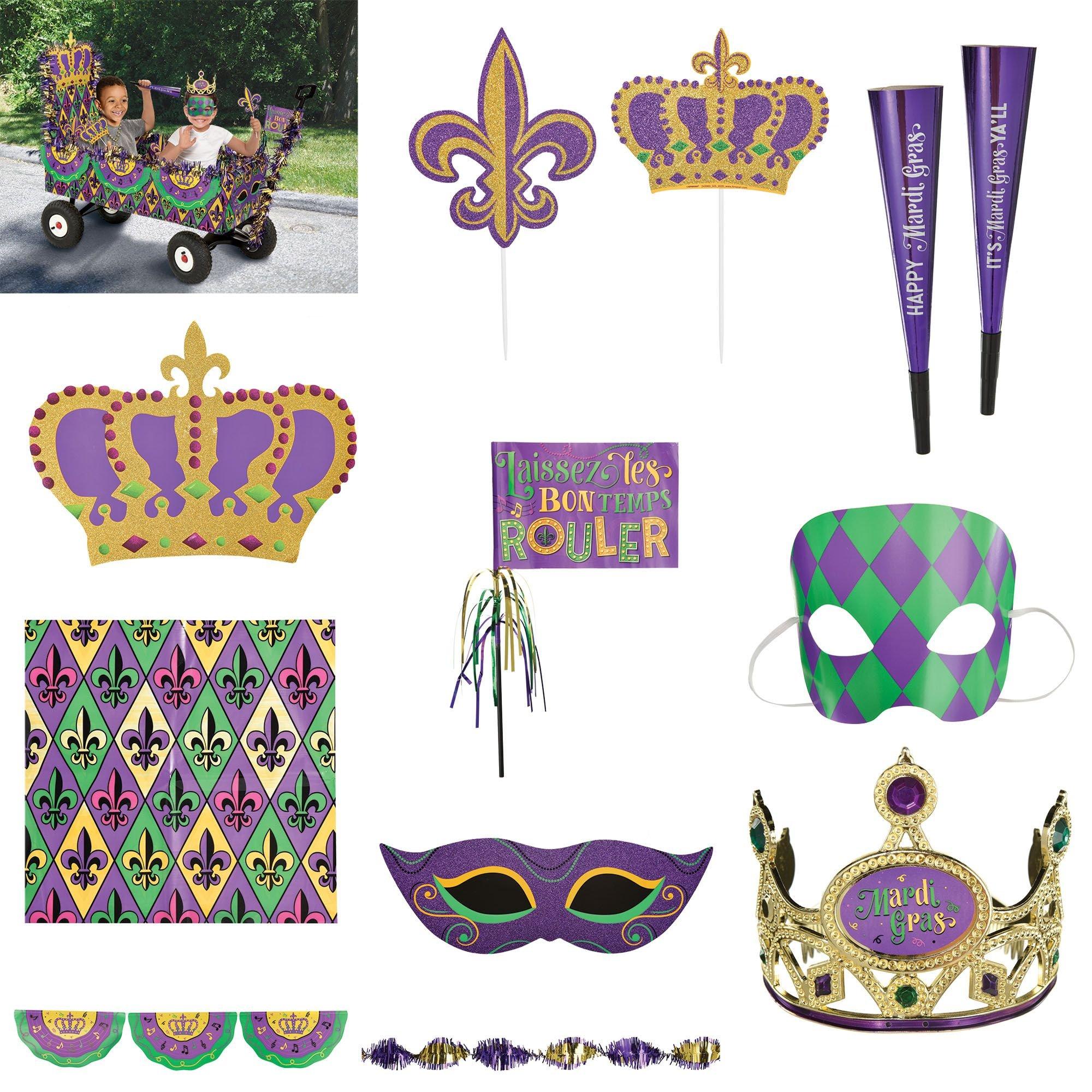 Royal Mardi Gras Float Kit 17pc | Party City