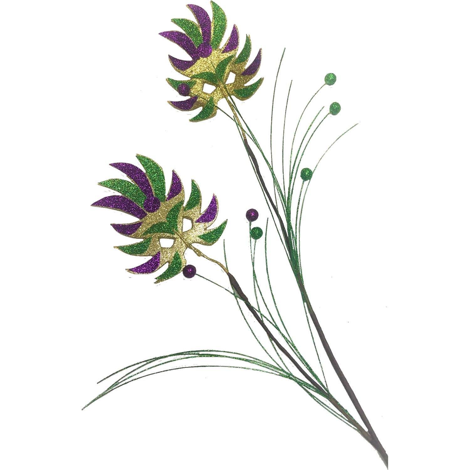 mardi gras spray stem