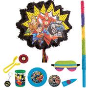 Justice League Heroes Unite Pull String Pinata with Favors