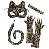 Adult Latex Leopard Costume Accessory Kit