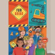 Construction Party Scene Setter with Photo Booth Props