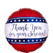 Everyday Heroes Thank You for Your Service Balloon, 18in