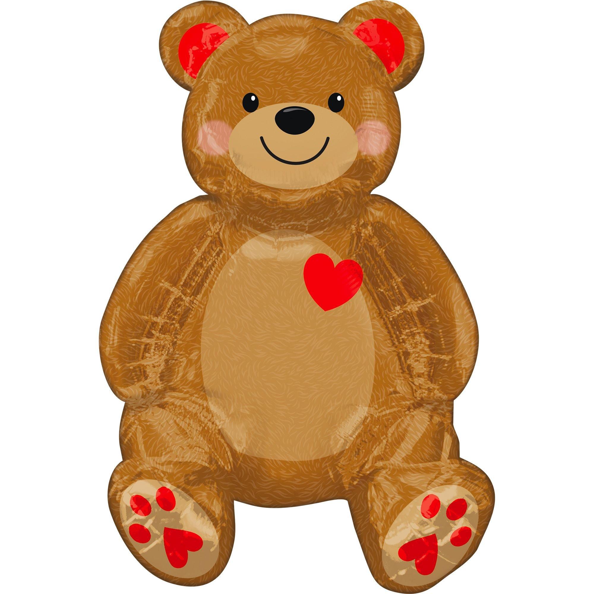 Conver 36 Get Well Bear Foil Balloon