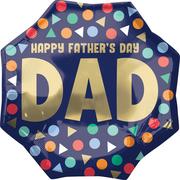 Multicolor Shapes Father's Day Balloon Bouquet, 8pc