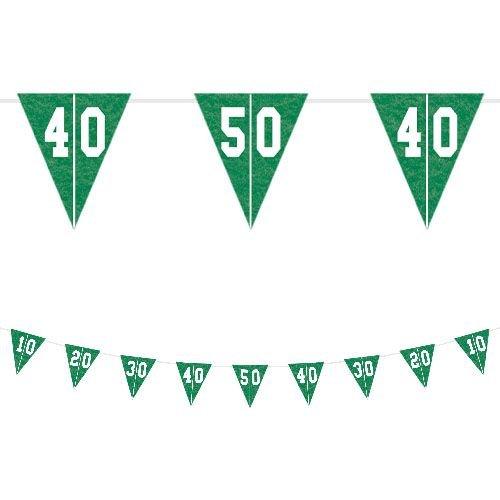 Football Field Felt Pennant Banner, 12ft