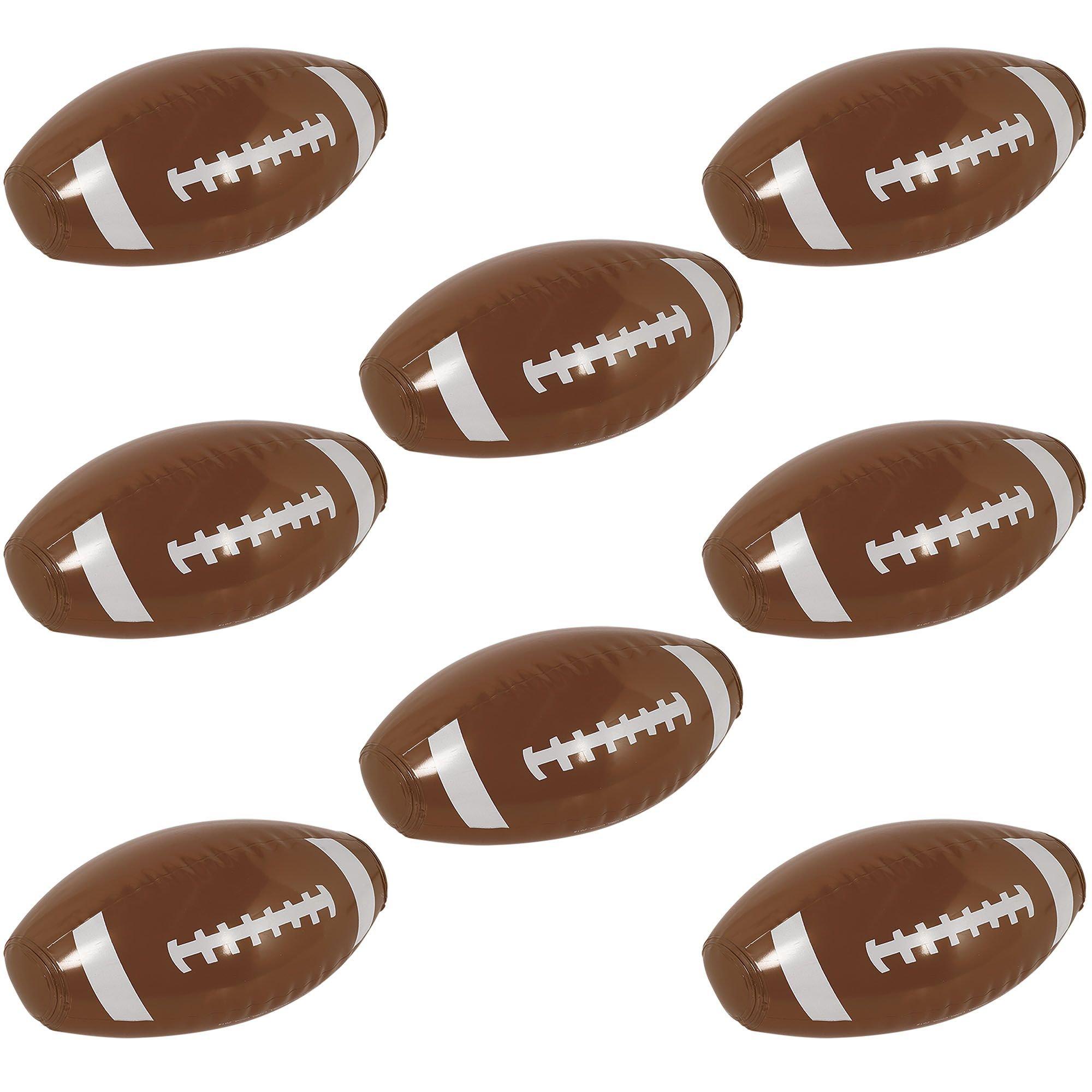 Mini Inflatable Footballs, 12ct