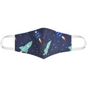 Child Outer Space Rockets Face Mask